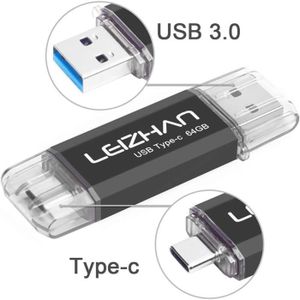 CLÉ USB Clé USB Type C 64 Go,Flash Drive USB 3.0 OTG pour 