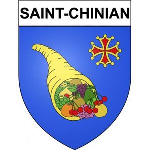 DÉCORATION VÉHICULE Saint-Chinian 34 ville Stickers blason autocollant