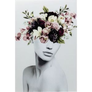 Tableau sur toile Robe avec ornement floral sur cintre, esquisse pour la  conception de votre 