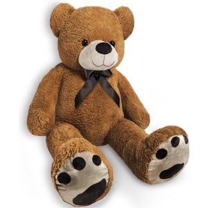 PELUCHE Jouet en peluche - DEUBA - Grand nounours brun Teddy Bear 100 cm - Doux et moelleux