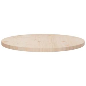 PLATEAU DE TABLE Dessus de table rond en bois de pin massif - DIOCH