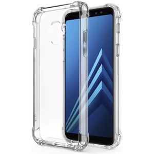 COQUE - BUMPER Coque pour Samsung Galaxy A8 2018 ANTI CHOCS silicone transparente bords renforcés