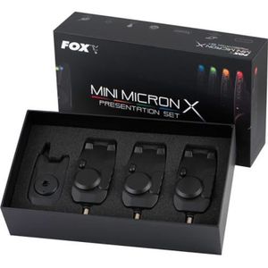 OUTILLAGE PÊCHE Fox Mini Micron X | Détecteurs + Centrale | 3+1 | 