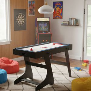 Table De Jeu Multiple 15 En 1 VidaXL - 121x61x82cm - Bois érable - Avec Accessoires - Pour Enfants Et Familles
