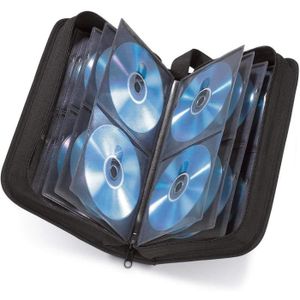 Range CD Pochette,Étui DVD Étui En Plastique Rigide Pour 96 Capacité De CD,  Rang