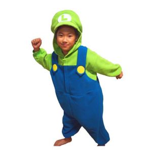 DÉGUISEMENT - PANOPLIE Costume Kigurumi - Nintendo - Luigi Enfant-Déguisement - Bleu - 100% polyester - Licence Mario - WTT