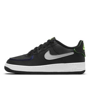 BASKET Basket Nike AIR FORCE 1 GS Junior - Noir, Gris - L