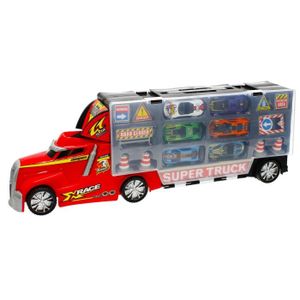CAMION ENFANT Camion en métal, remorque/conteneur avec petites v