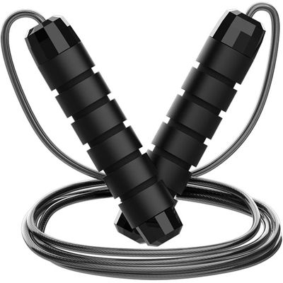 Corde à Sauter Perlée – 2,8m Réglable, Perles PVC 8mm, Poignées Incassables, Légère 0,1kg, Pour Fitness Et Freestyle