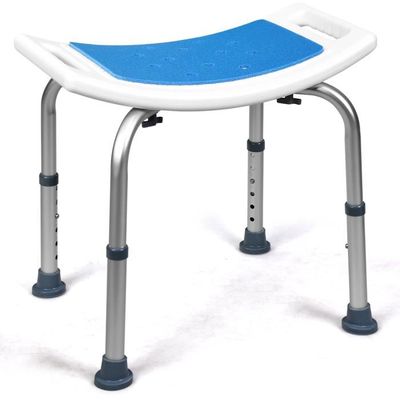 Siège Sécurité Salle Bain Siège Douche Rabattable Hongzer - Banc Mural Pliable Blanc 130kg Charge Max Avec Accoudoirs
