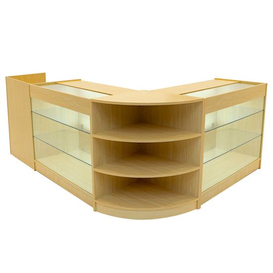 Comptoirs De Vente MDF Blanc à LED Blancs Ensemble Astro CM60