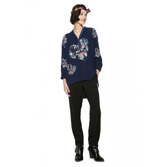 Chemise Blouse Desigual Pour Fille Taille 9/10 Ans - Multicolore, Style Décontracté - Neuve Sans étiquettes