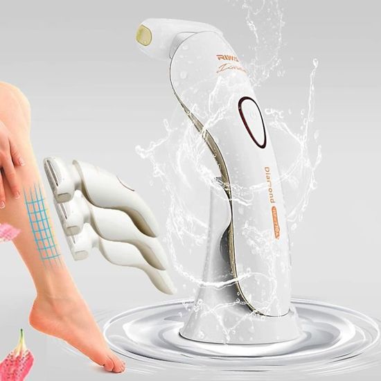 Rasoir electrique femme - Sans Douleur Féminin Tondeuse Bikini pour Jambes Aisselles, étanche Sans Fil Indolore Wet & Dry