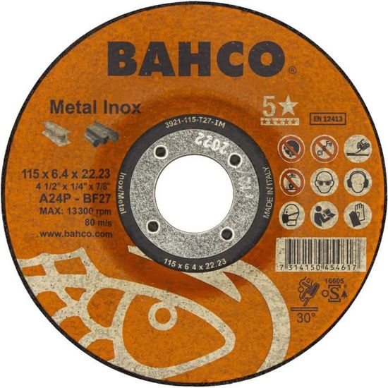 Disques à Ébarber GOODWAY Ø230x6.0mm - Lot De 5 Pour Acier Et Métal