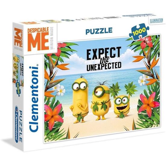 MINIONS Puzzle 1000 pièces Clementoni Cdiscount Jeux Jouets