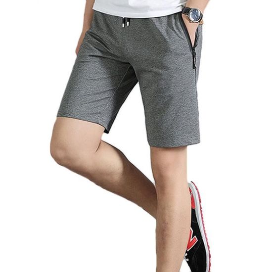 Short Randonnée Homme KEFITEVD - Sous Le Genou, Séchage Rapide, 4 Poches Zippées, Nylon/Élasthanne