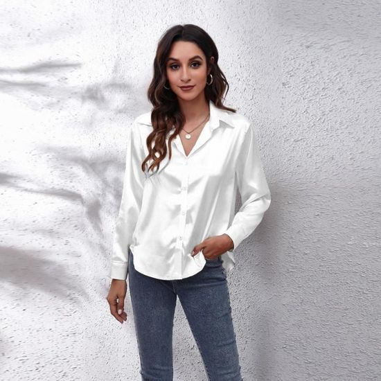 Chemisier femme chic en soie 2025