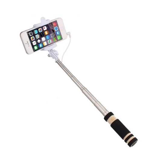 OEM - Mini Perche Selfie pour IPHONE Xr Smartphone avec Cable