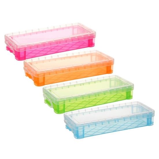 5 boîte de rangement en plastique transparentRD 