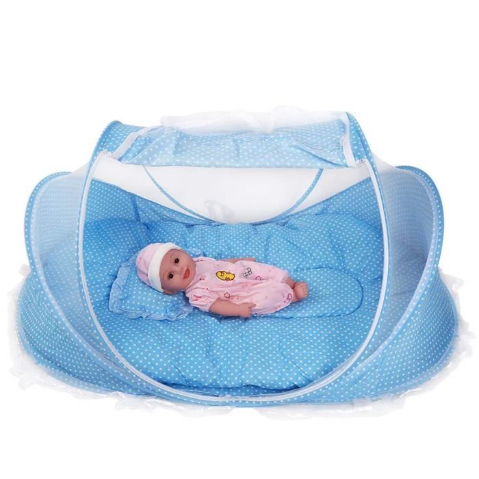 LLA® Tente de Lit Bébé Enfant Portable Pliable Voyage Anti-Moustiques En Stock