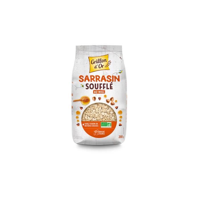 Sarrasin soufflé au miel 200gr