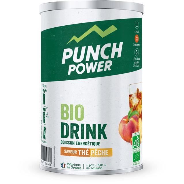 PUNCH POWER Biodrink Thé pêche - Pot 500 g