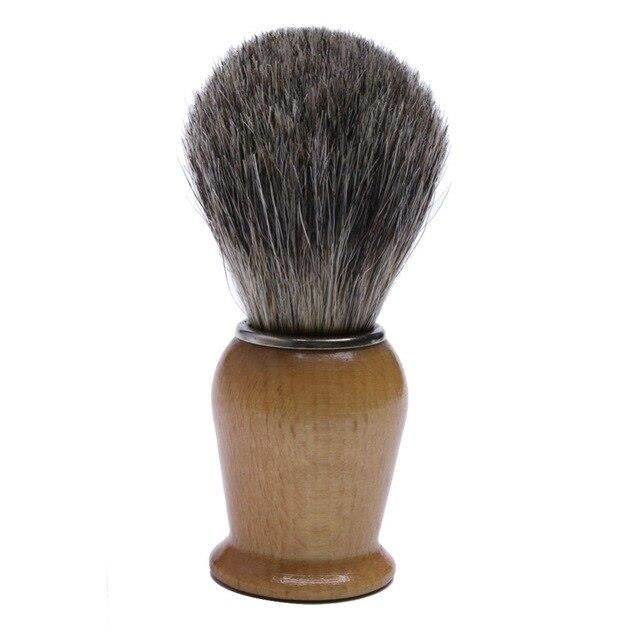 L1930 Nouveau Salon blaireau cheveux bois poignée humide blaireau pour hommes rasage outil de barbier
