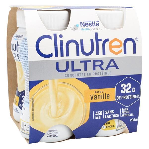 Clinutren Ultra Saveur Vanille 4 x 200ml
