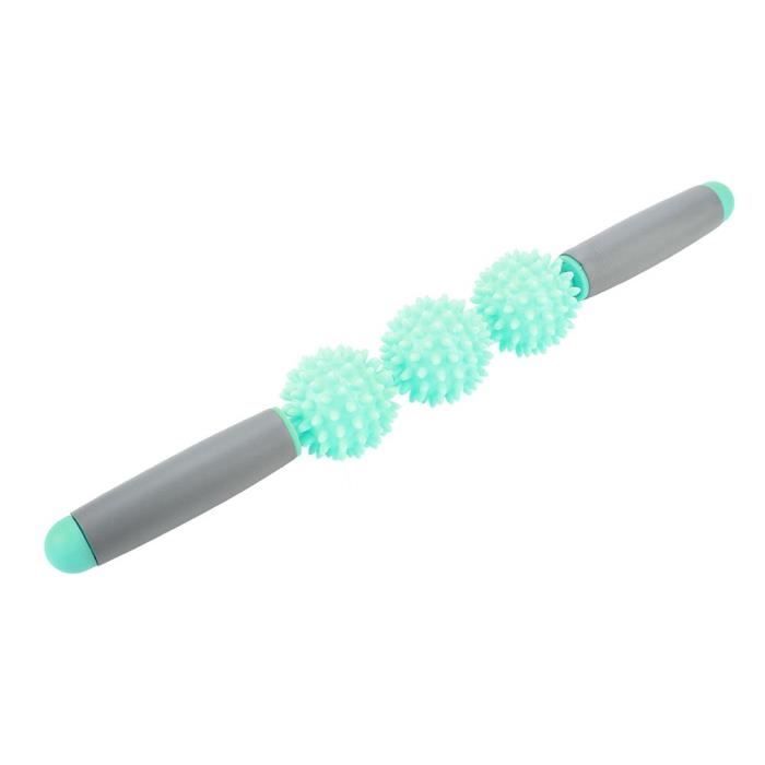 Bâton de yoga de rouleau de muscle Cellulite bras arrière (vert)