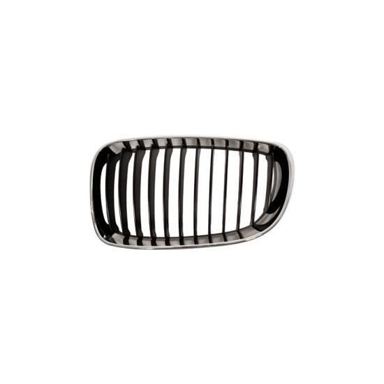 Calandre grille gauche pour BMW SERIE 1 E87N de 2007 à 2011, chromée/noire, Neuve.