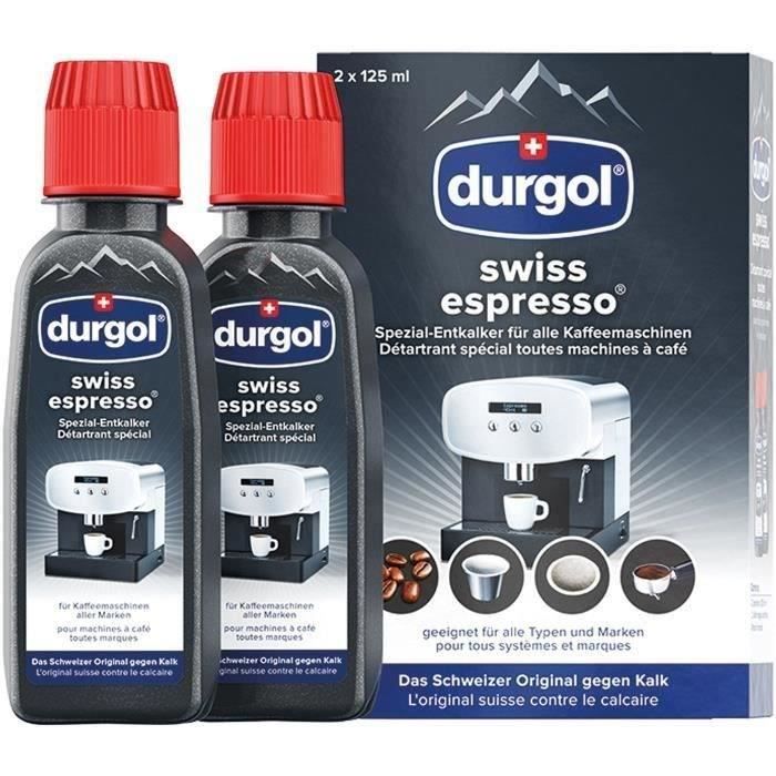 DURGOL - Durgol swiss détartrant espresso 2x125ml