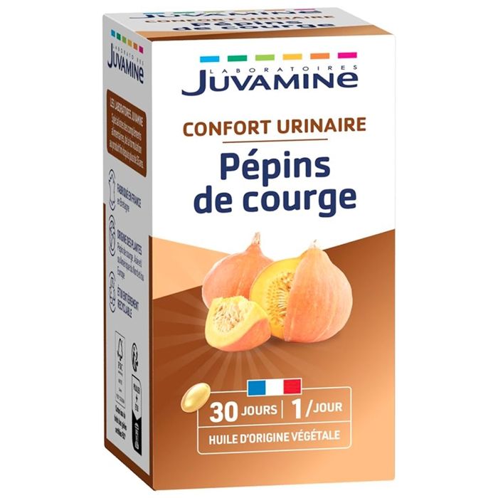 JUVAMINE pépins de courge - 60 capsules - 13g