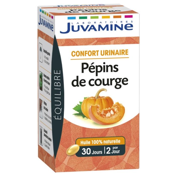 Juvamine Confort Urinaire Pépins de Courge 30 capsules