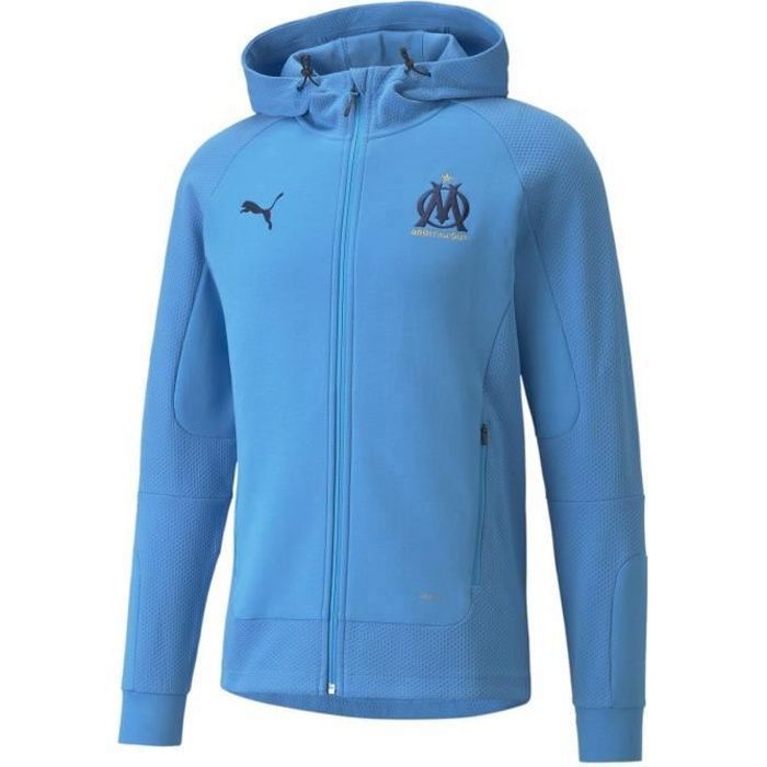 Veste Casuals OM 2021/22 - bleu azur/noir - S