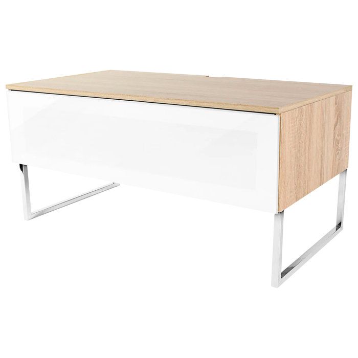 Meuble Norstone KHALM Chêne clair - Blanc