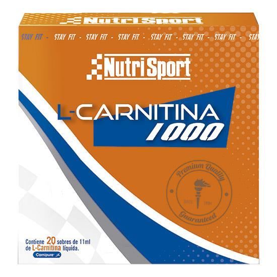 Gel NutriSport L-Carnitine 1000 (20 unités)