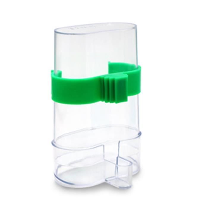 Distributeur automatique de boissons de alimentation de canaris de perroquet de conducteur de nourriture de l'eau 220ml d'oiseau