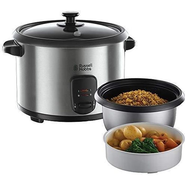 Russell Hobbs Cuiseur Riz 3,3L, Arrêt Automatique, Maintien au Chaud - 19750-56