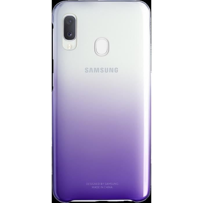 Coque arriere Evolution Galaxy A20e Violet