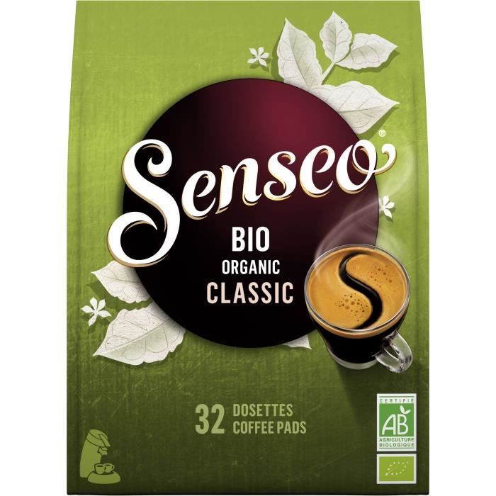 SENSEO Café Classic - Bio - 32 dosettes - 222 g