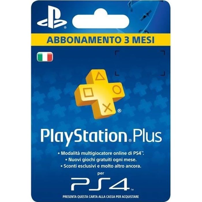 SONY PLAYSTATION PLUS CARD HANG 90 JOURS