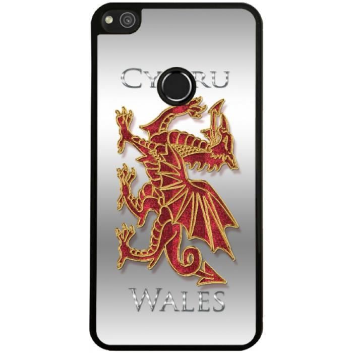Coque Silicone pour Huawei P8 Lite 2017 - Welsh Cymru De Dragon p-w