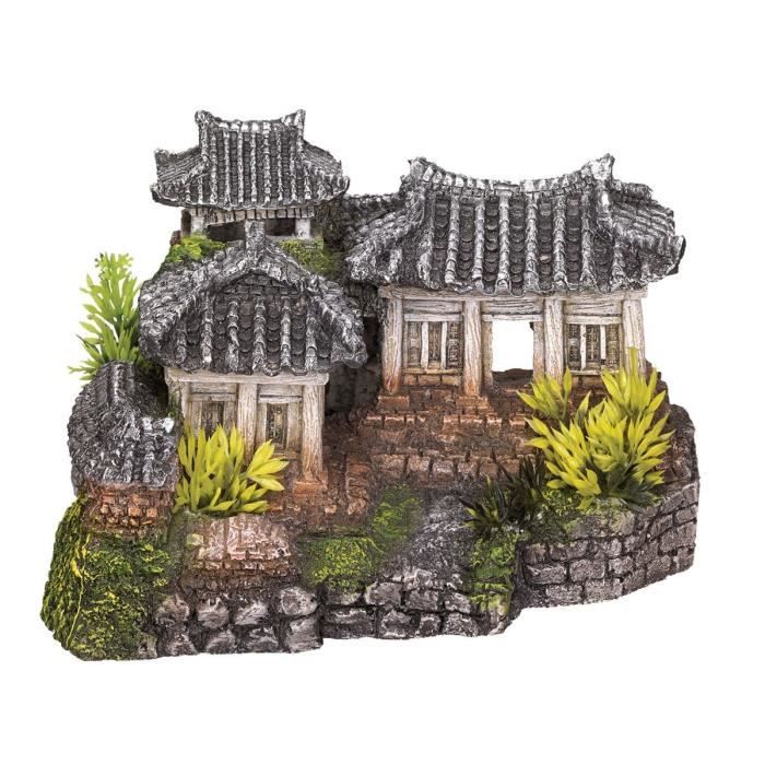VADIGRAN Aqua Deco Temple asiatique - 19 x 15 x 1,2 cm