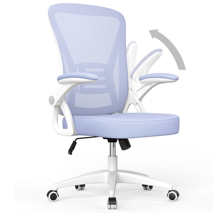 chaise de bureau ergonomique bigzzia, fauteuil de bureau, hauteur ajustable,50 x 50 x (92-102)cm, poids max 150kg, violet