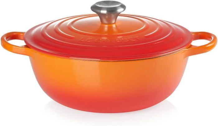 Casserole Le Creuset 20 Cm Orange Volcanique – Fonte émaillée – Occasion
