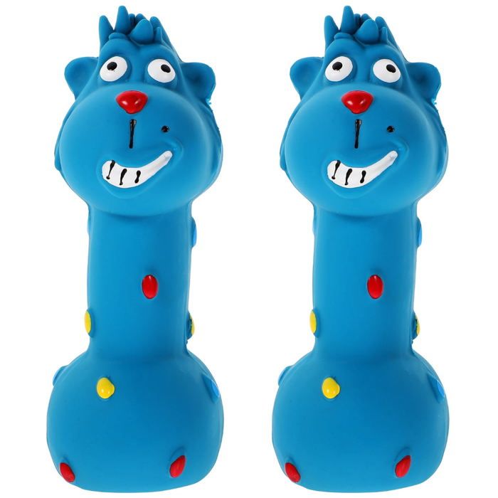 Comparer les prix de Lot de 2 jouets à mâcher pour chien, jouet de broyage des dents pour chiot, jouet de dentition en forme d'animal