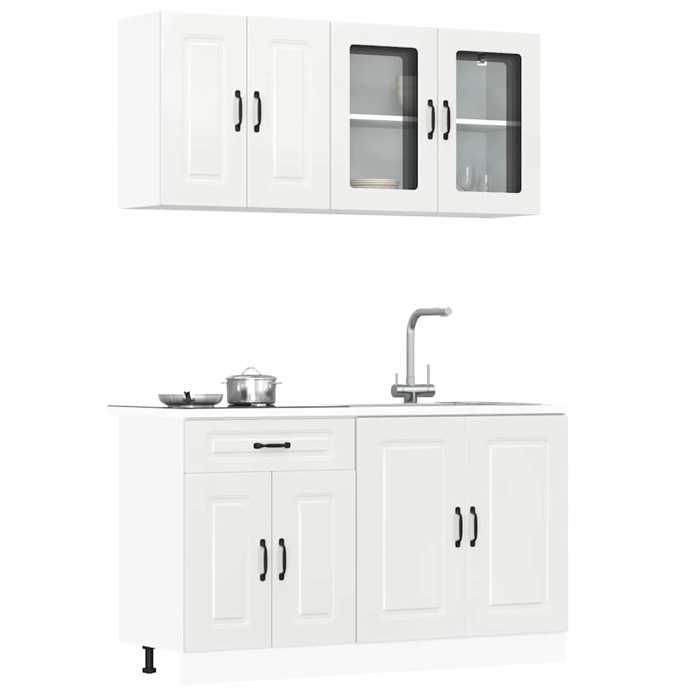 vidaXL Ensemble darmoires de cuisine 4 pcs Kalmar bois dingénierie 3314853