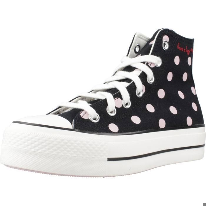 Converse Sport > Zapatillas Mujer Modèle Chaussure Converse Modèle Chuck Taylor All Star Lift Platform Polka Dots - Coleur Noir