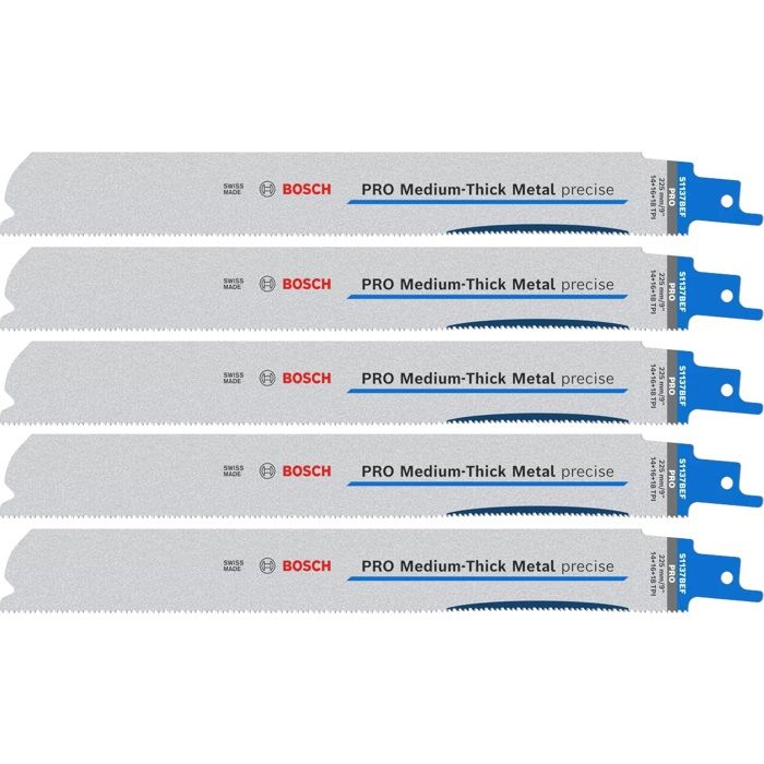 PRO S1137BEF Lame de scie sabre 225 mm Bi Metal 3x3 14 18 TPI T shank - vue 3