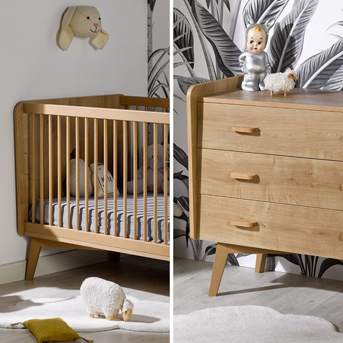 Lit et Commode Petits-meubles - 143 8 x 84 2 x 93 4cm - Bois Lit et Commode Petits-meubles - 143 8 x 84 2 x 93 4cm - Bois